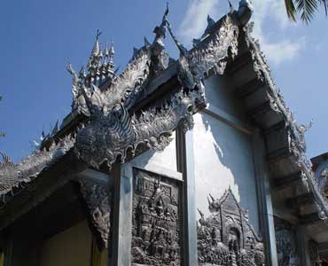 Wat Sri Suphan in Silber